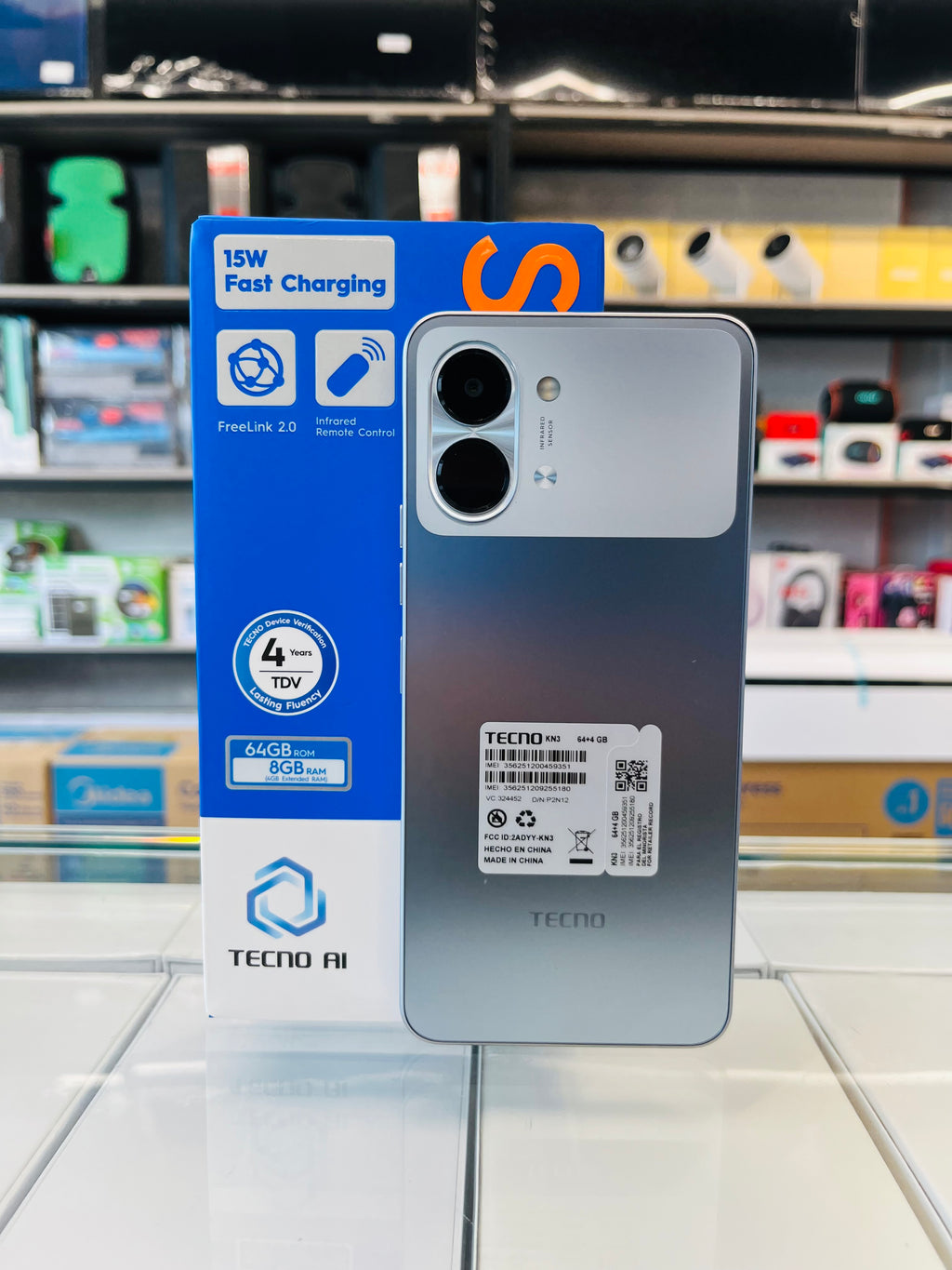 TECNO SPARK GO 3 64GB/4GB + 4GB DE RAM