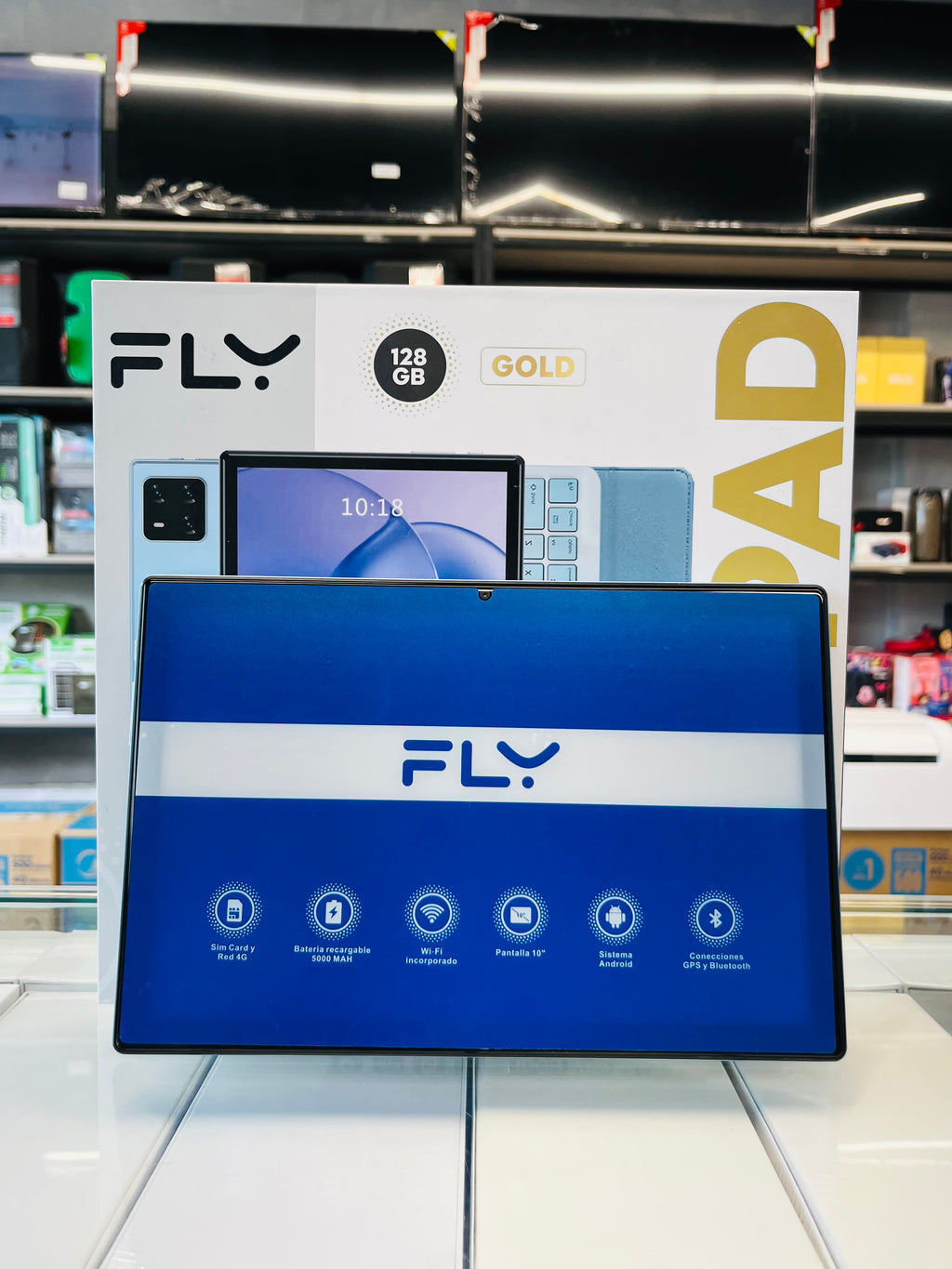 TABLET FLY GOLD 128GB/4GB + 4GB DE RAM