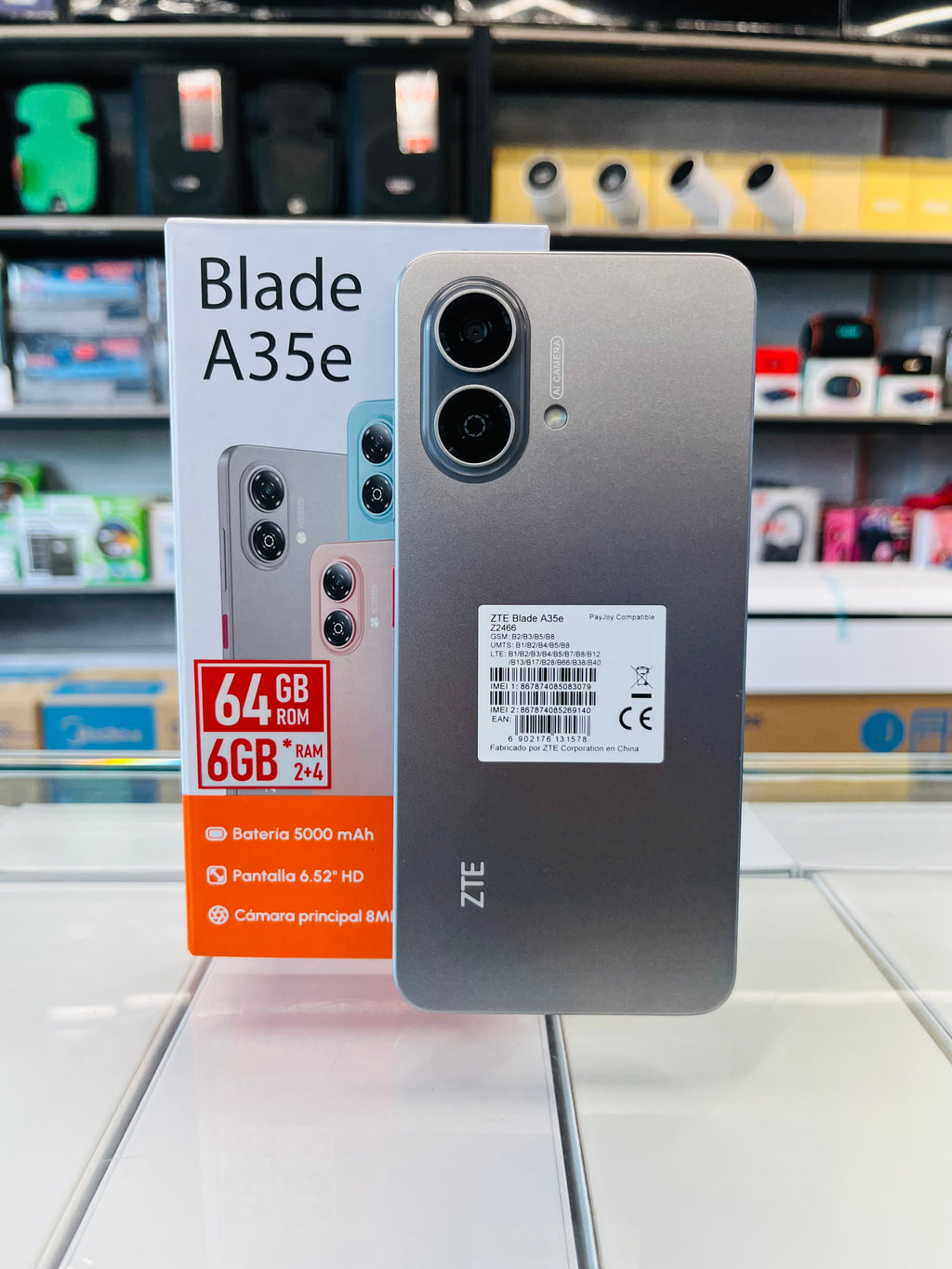 ZTE BLADE A35E 64GB/3GB + 3GB DE RAM