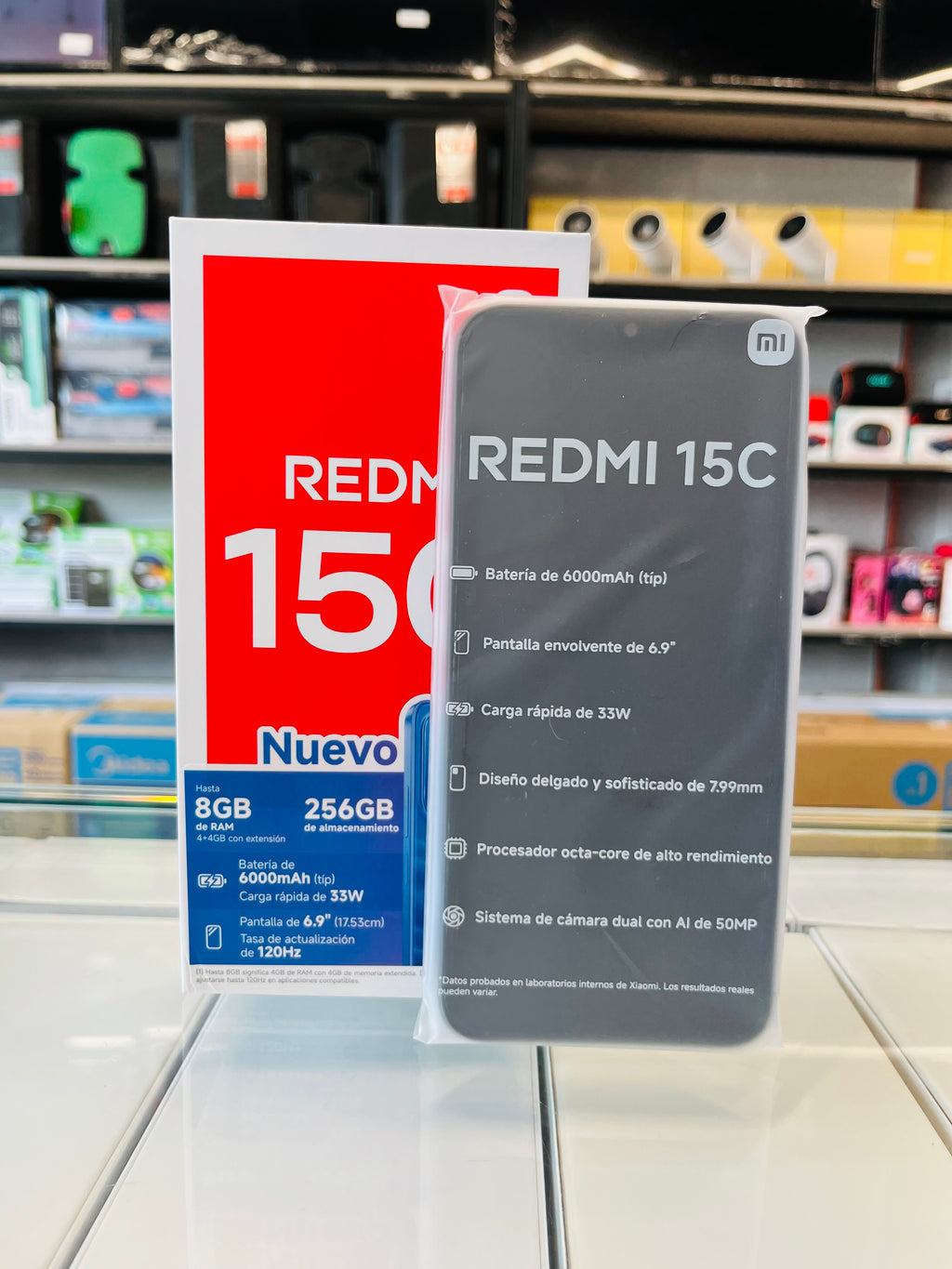 XIAOMI REDMI 15C 256GB/4GB + 4GB DE RAM