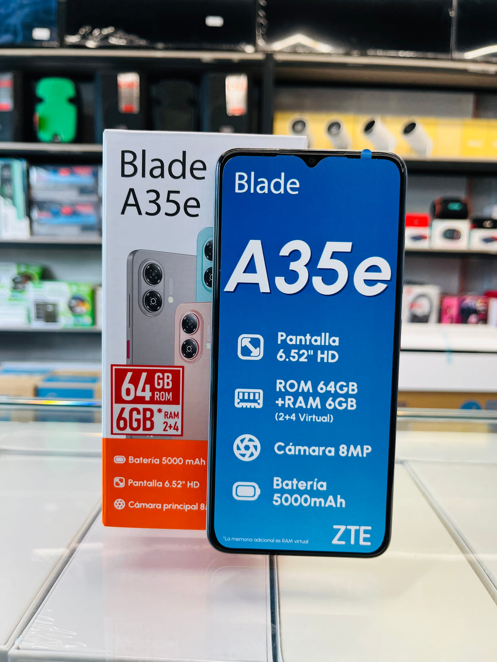 ZTE BLADE A35E 64GB/3GB + 3GB DE RAM